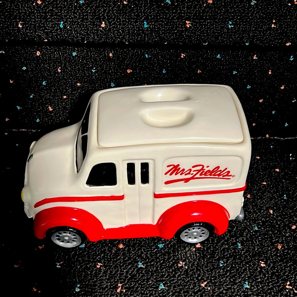 Vintage Mrs Fields Van Cookie Jar